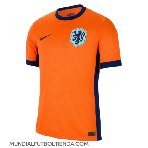 Camiseta Países Bajos Primera Equipación Replica Eurocopa 2024 mangas cortas